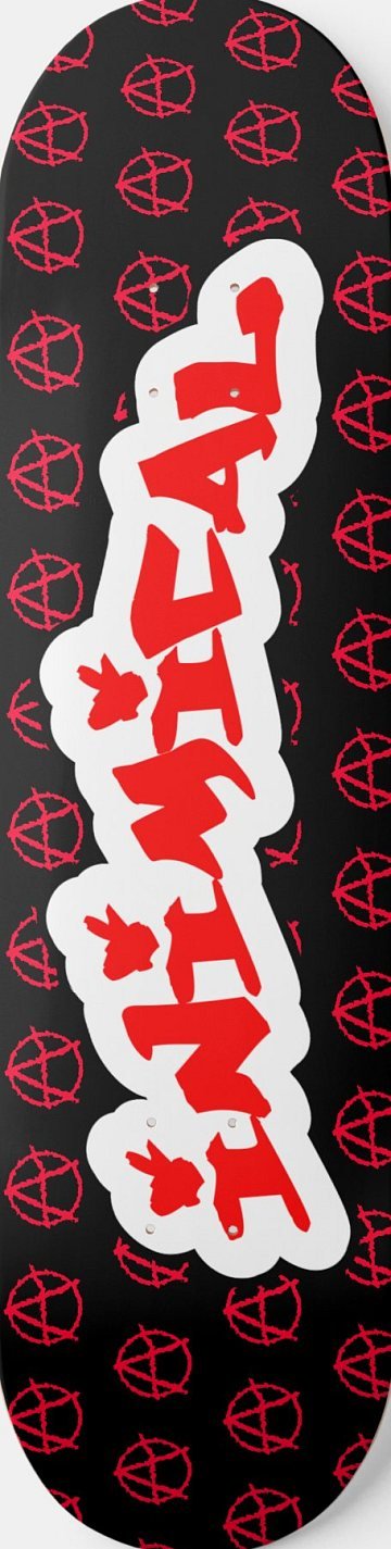 Anarchy Symbol skateboard deck