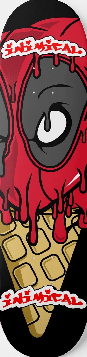 Dead Ice Cream skateboard deck