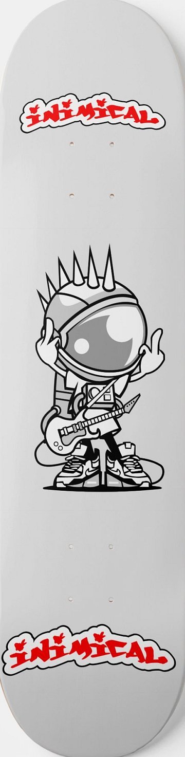 Punk Rock Astronaut skateboard deck