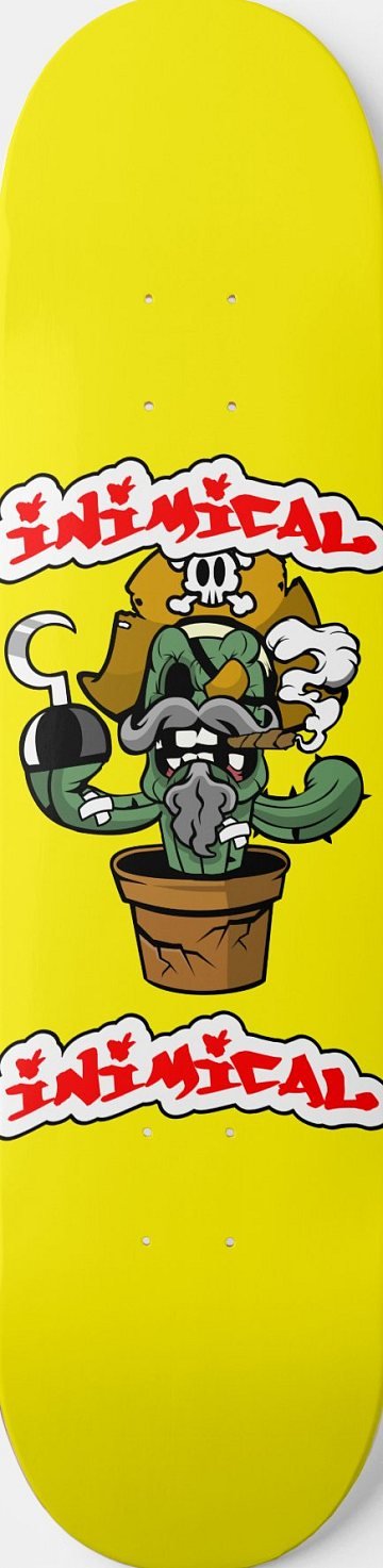 Pirate Cactus skateboard deck