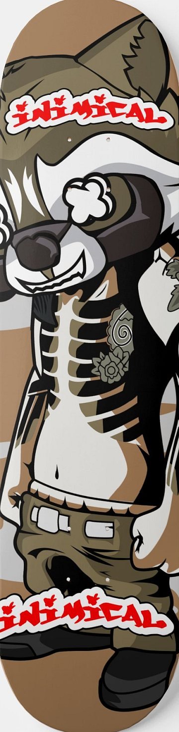 Gangster Rocket skateboard deck