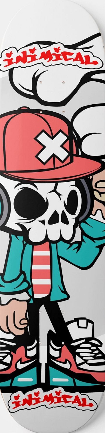 Skull Boi skateboard deck