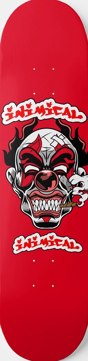 Evil Clown Skateboard Deck skateboard deck