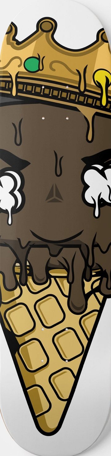 BIG Ice Cream Cone skateboard deck