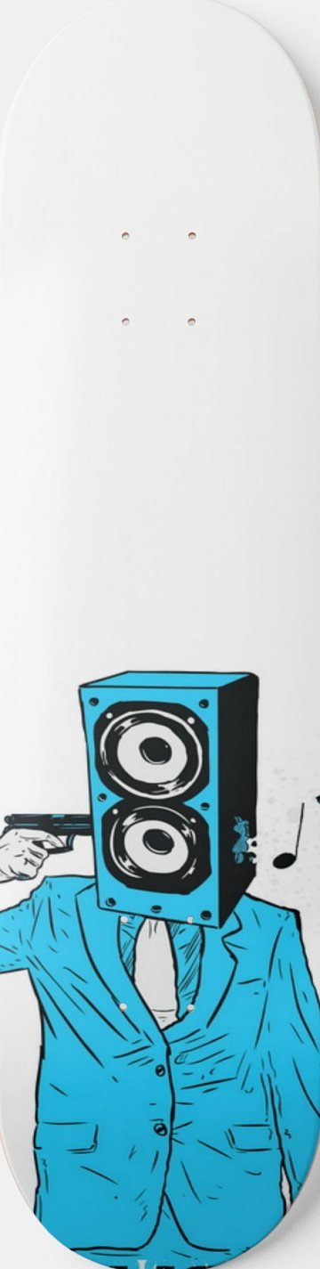 Sub Woofer skateboard deck