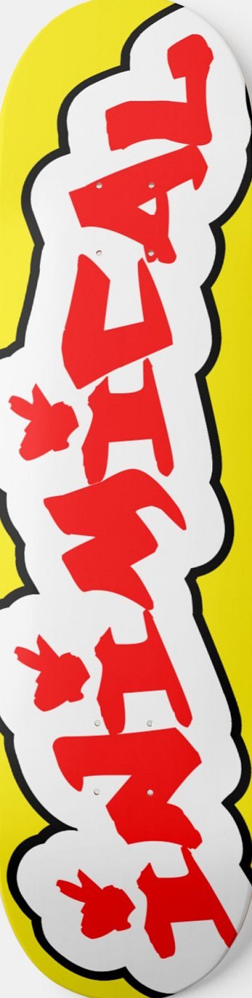 Graffiti Tag Soon skateboard deck