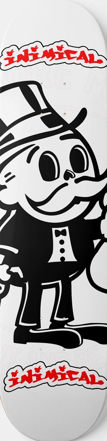 Adversarial Cash Man skateboard deck