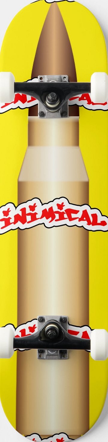 AK-47 Bullet skateboard deck
