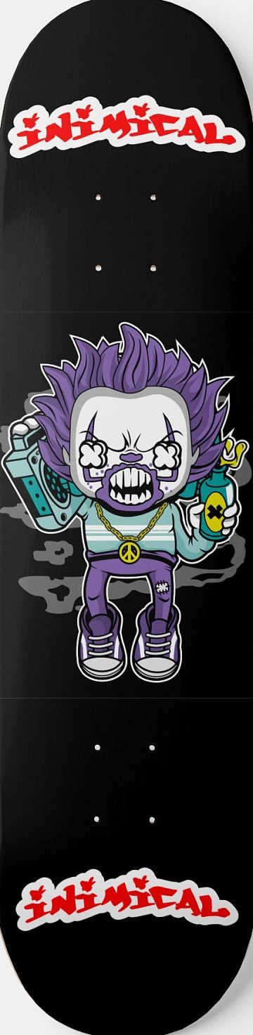 Clown Kid skateboard deck