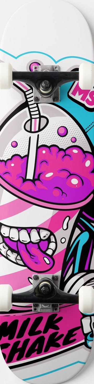 Milkshake skateboard deck