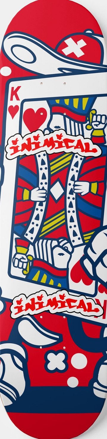 Playing Card skateboard deck