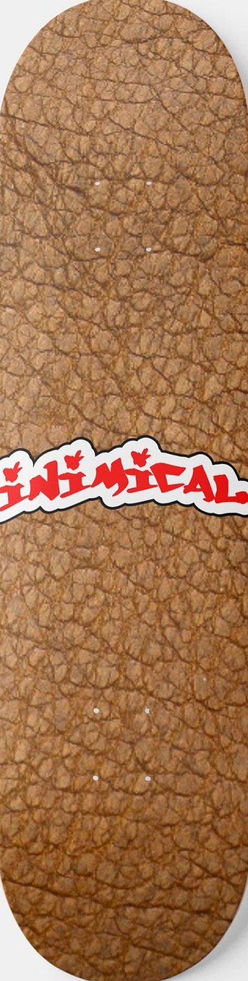 Leather Skin Graphic skateboard deck