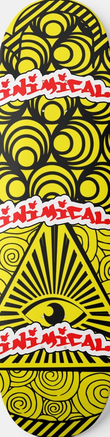 Hamsa Eye skateboard deck