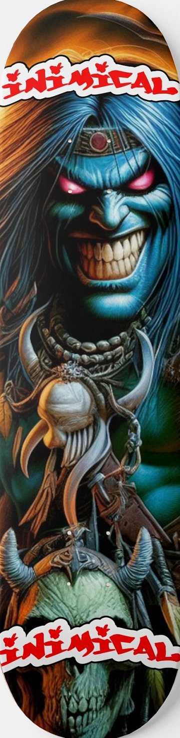 Fantasy Warrior skateboard deck