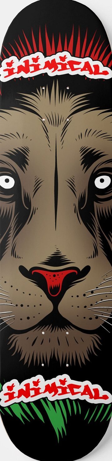 Reggae Lion skateboard deck