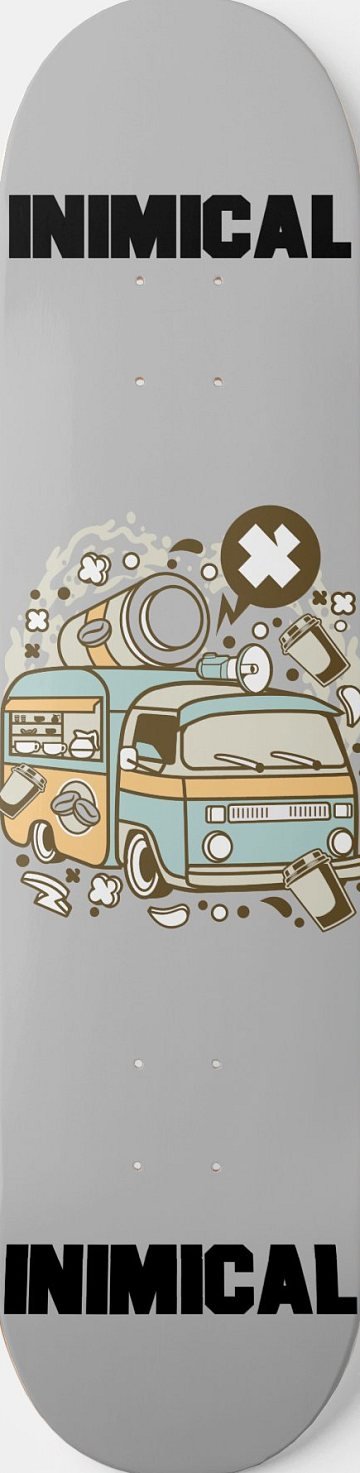 Coffee Van skateboard deck