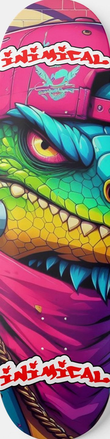 Grumpy Igauna skateboard deck