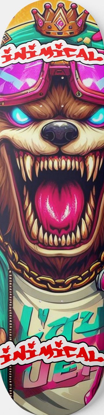 Mad Grizzly skateboard deck