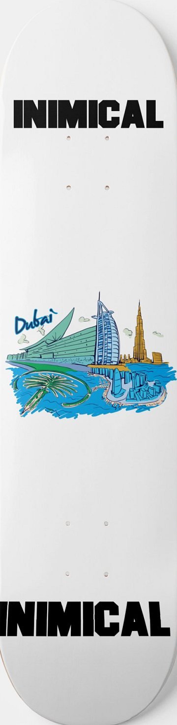 Dubai skateboard deck
