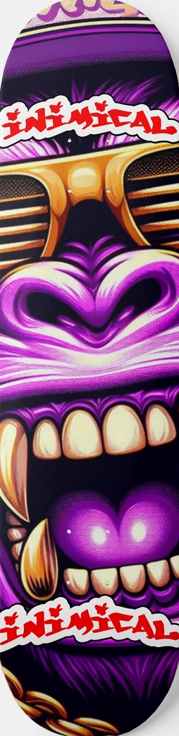 Inimi9cal Illin' Gorilla skateboard deck