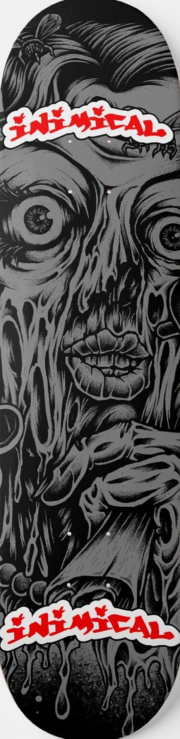 Zombie Lady skateboard deck