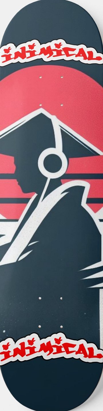 Rising Sun skateboard deck
