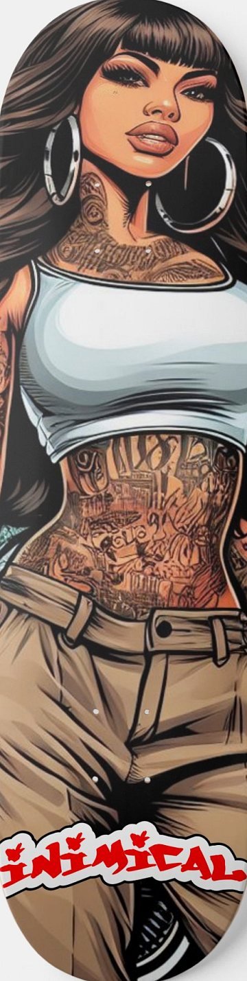 LA Woman skateboard deck