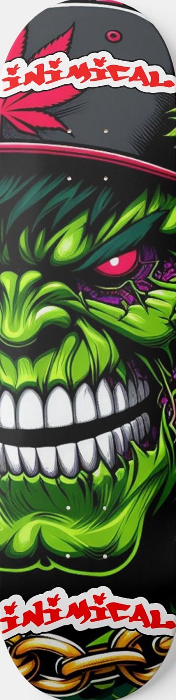 Mean Green skateboard deck