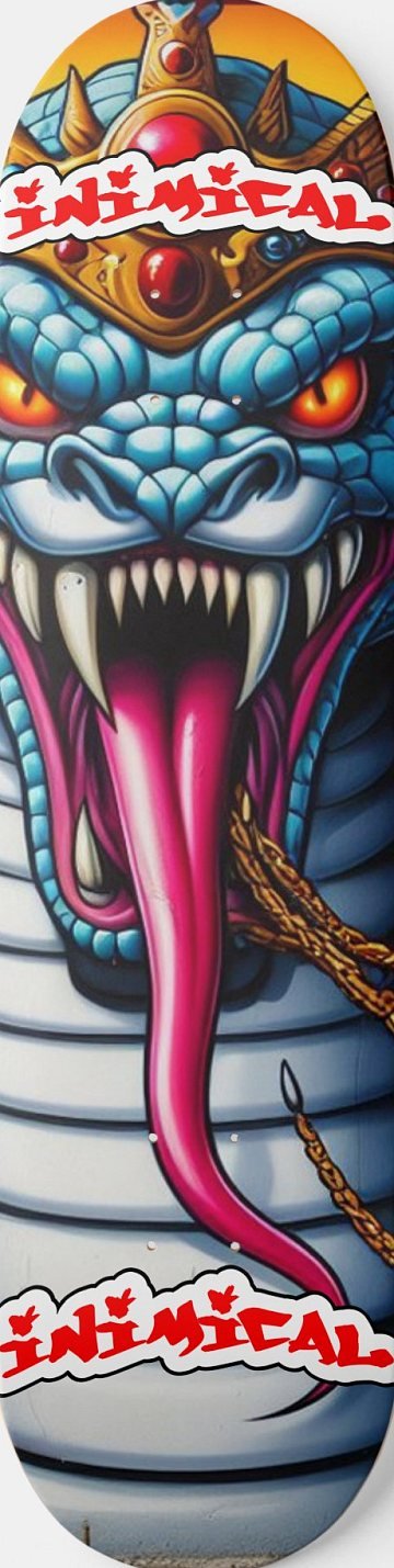King Serpent skateboard deck