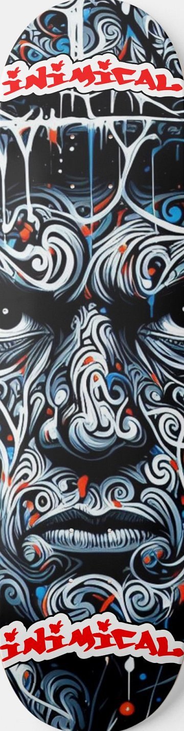 Sick Foo skateboard deck