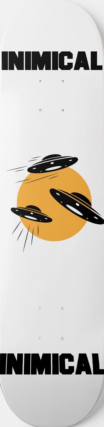 UFO Attack! skateboard deck