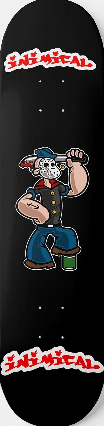 Psycho Sailor skateboard deck