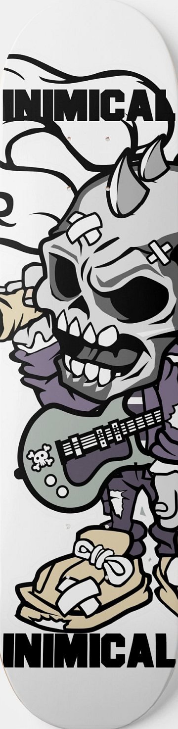 Skull Punker skateboard deck
