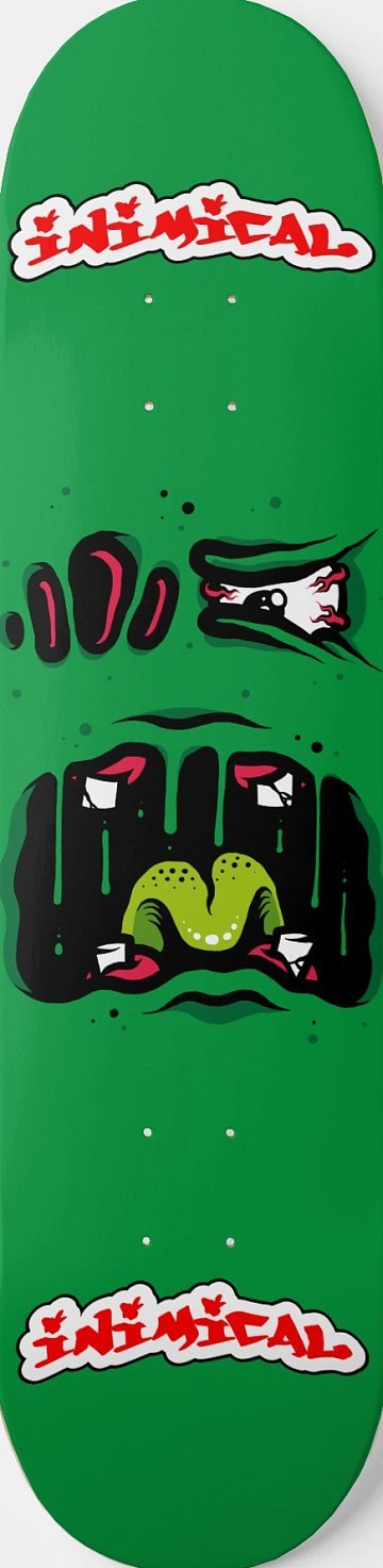 Monster Face skateboard deck