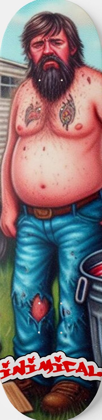 Cletus Bojangles skateboard deck