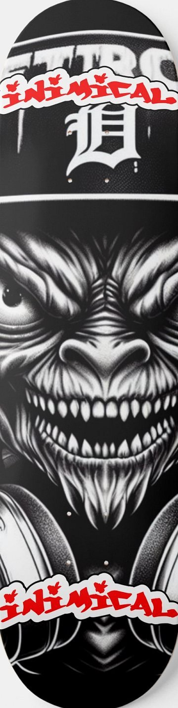 Detroit Terror skateboard deck