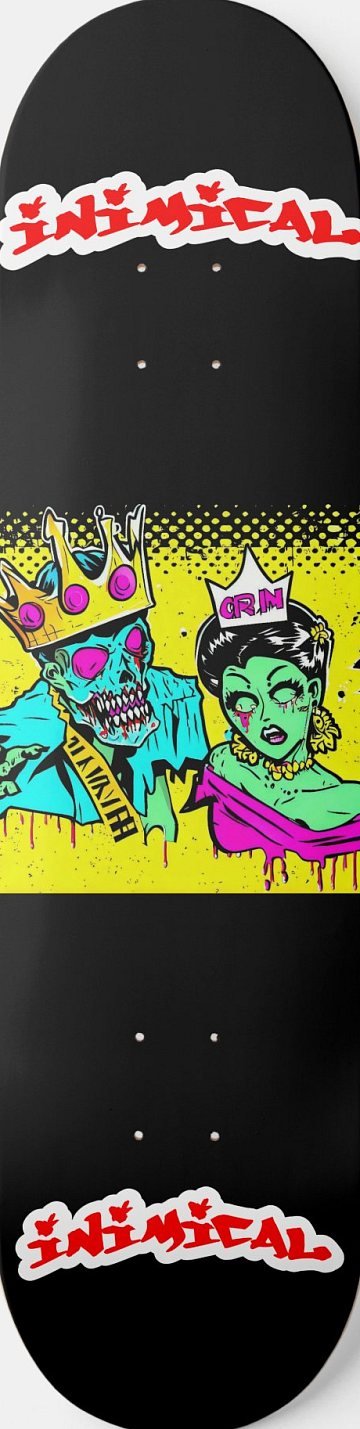 Zombie Prom Night skateboard deck