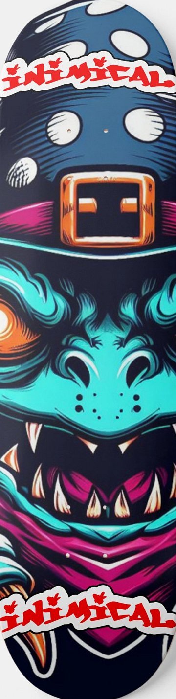Toad Wizard skateboard deck