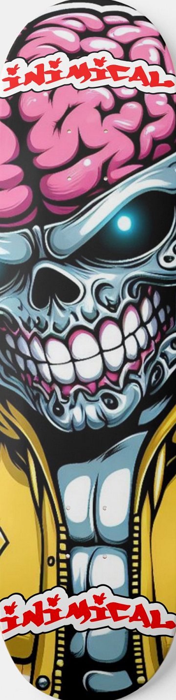 Brainiac skateboard deck