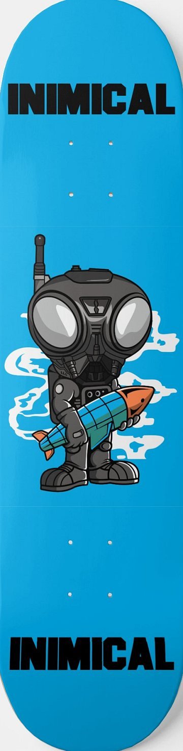 Q 09 Rocket skateboard deck