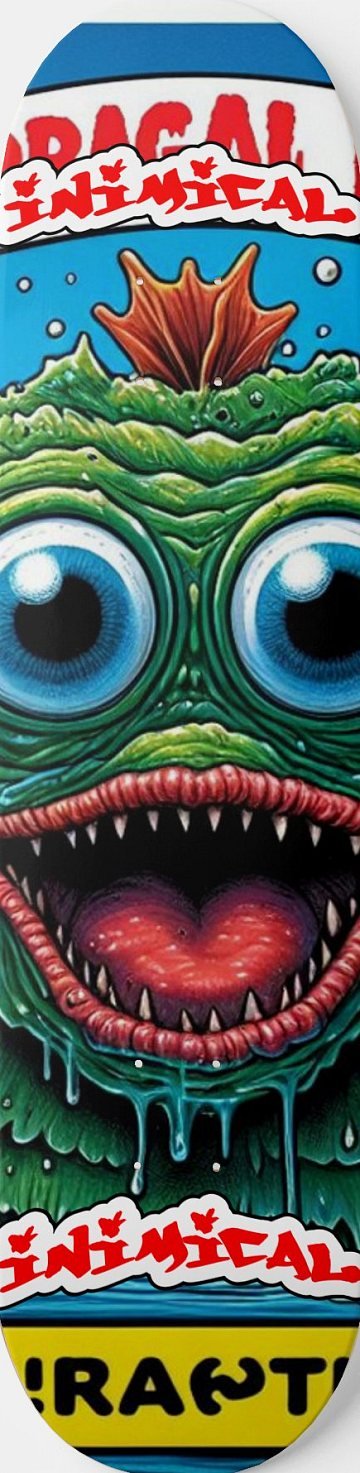 Lagoon Creature skateboard deck