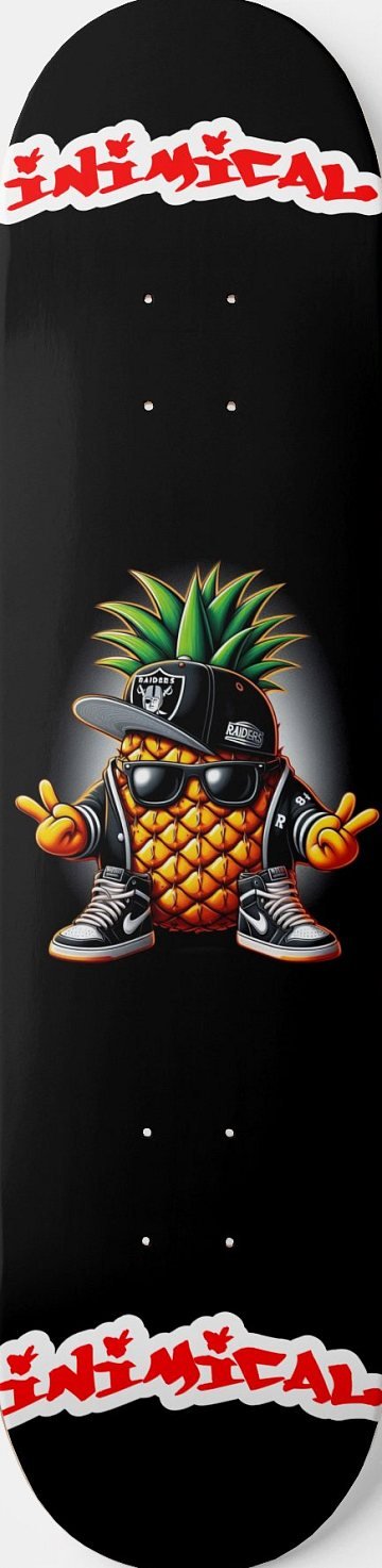 Las Vegas Pineapple skateboard deck