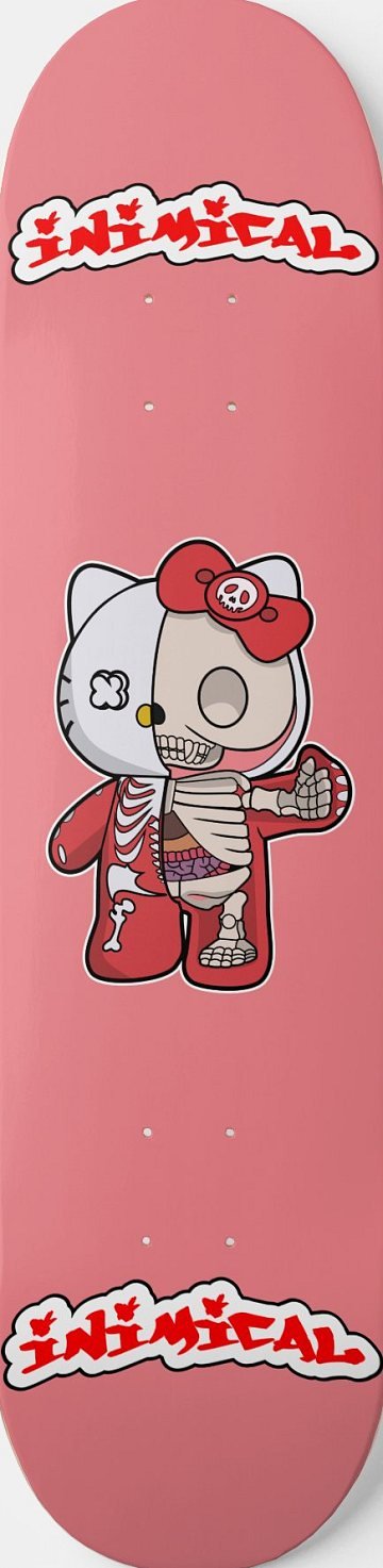 Goodbye Kitty skateboard deck
