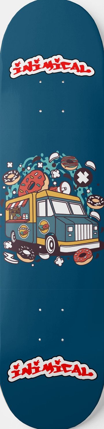 Donut Van skateboard deck