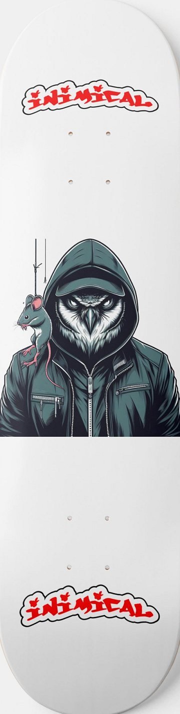 Apex Predator Series Owl X skateboard deck