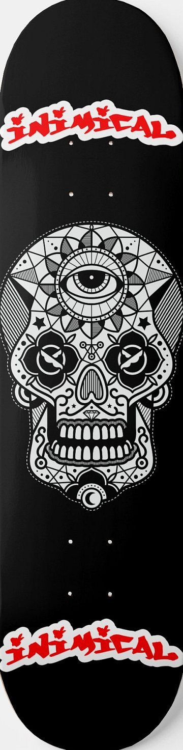 Sugar Skull skateboard deck
