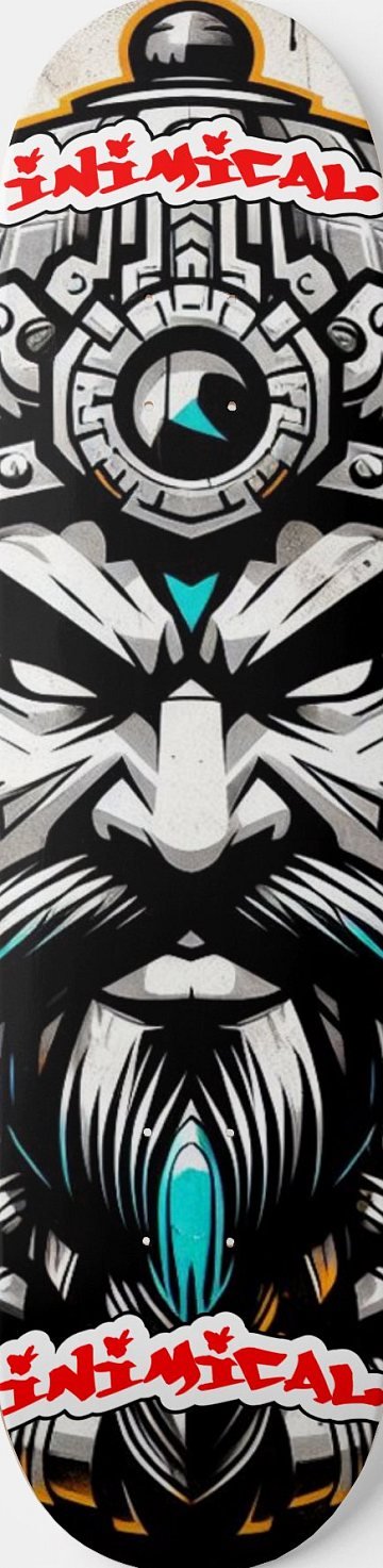 Khan skateboard deck