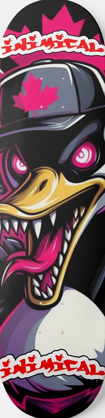 Killer Canadian Goose skateboard deck