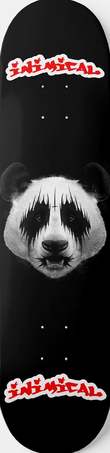 Hard Rocker Panda skateboard deck