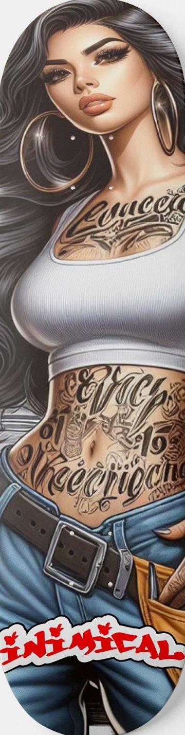 Rosa skateboard deck